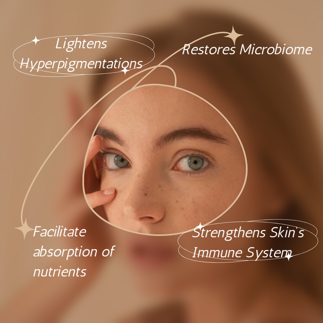 Alive4real moisturiser with live probiotics,without preservative,restores skin microbiome,lighten brown spots.Made-to-order.