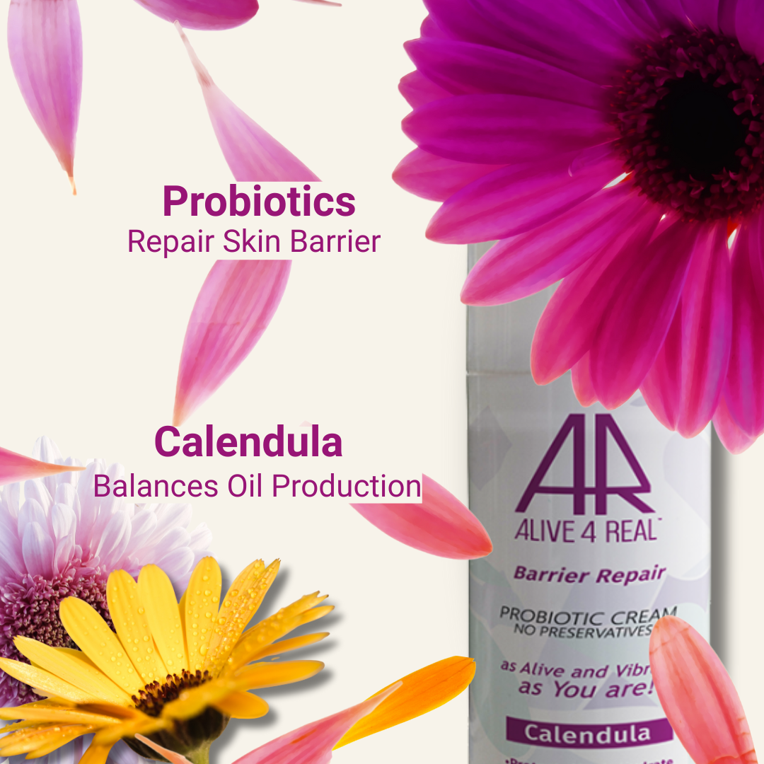 bottle of moisturiser on white background with benefits